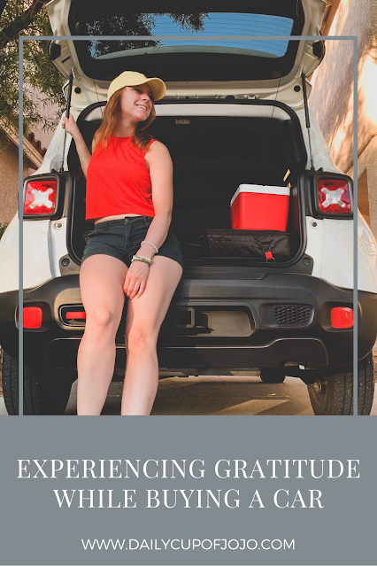 Experiencing Gratitude While Buying a Car