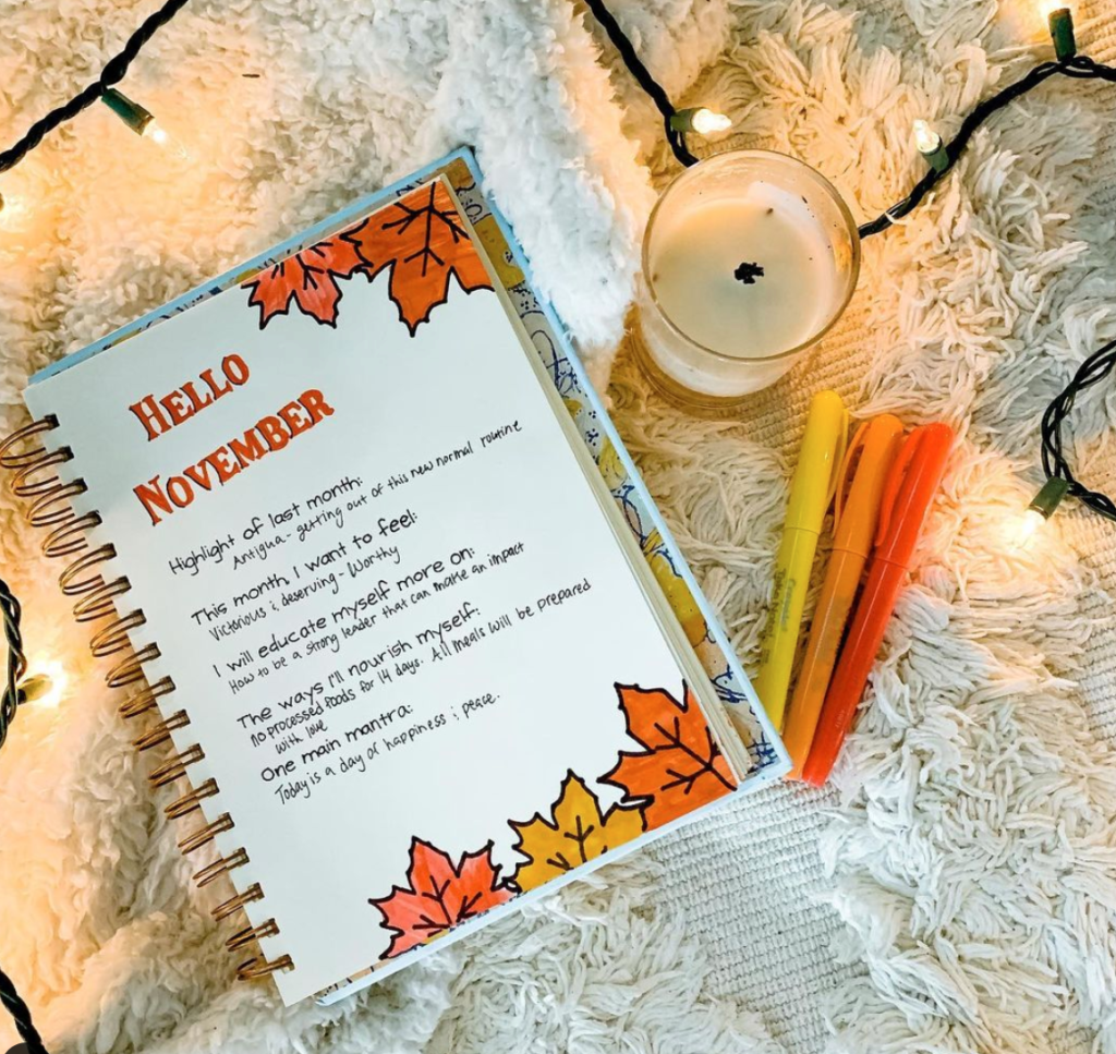 november journal prompts