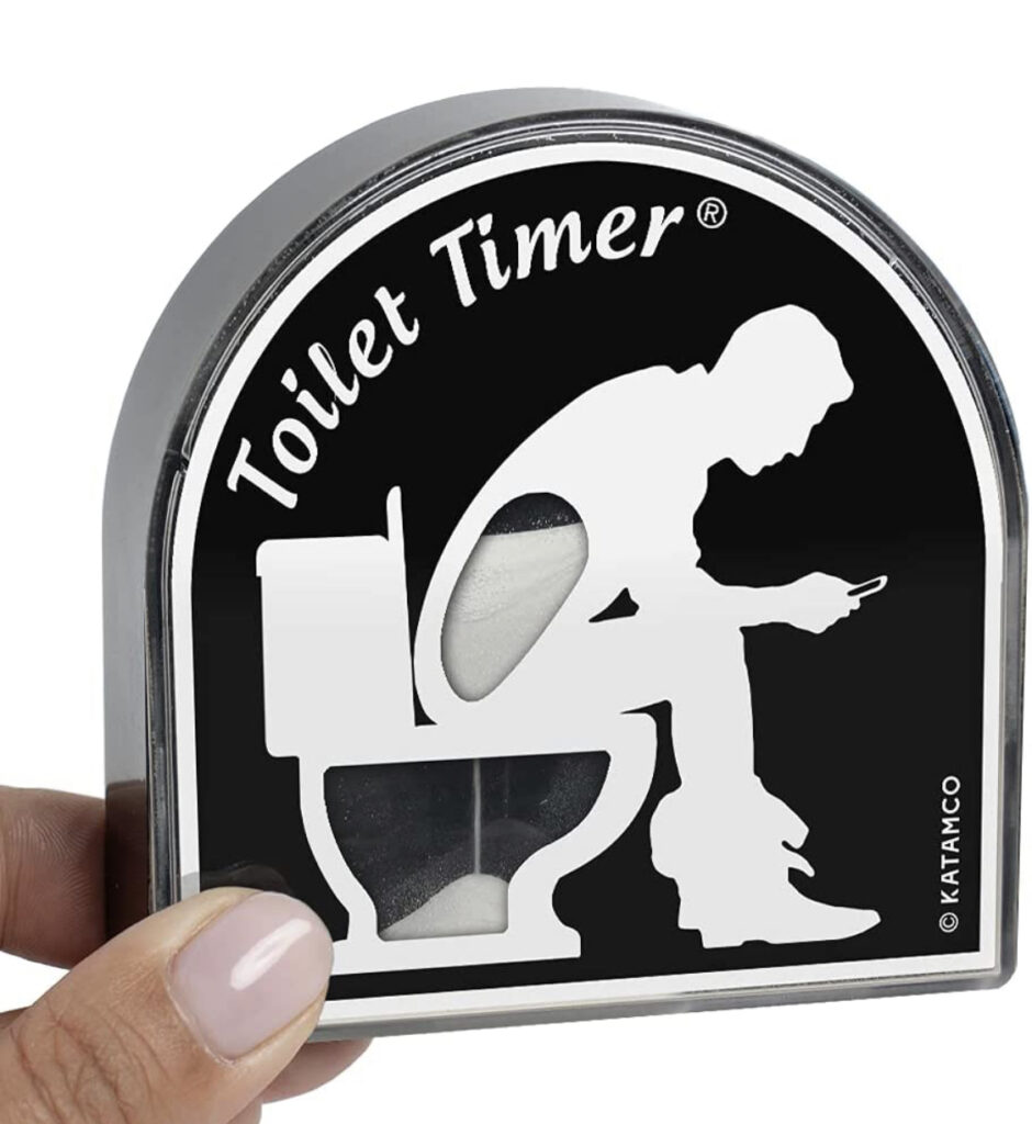 toilet time gag gift