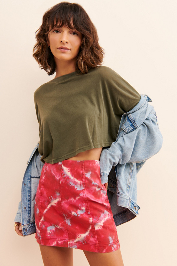 Modern Femme Novelty Skirt - free people