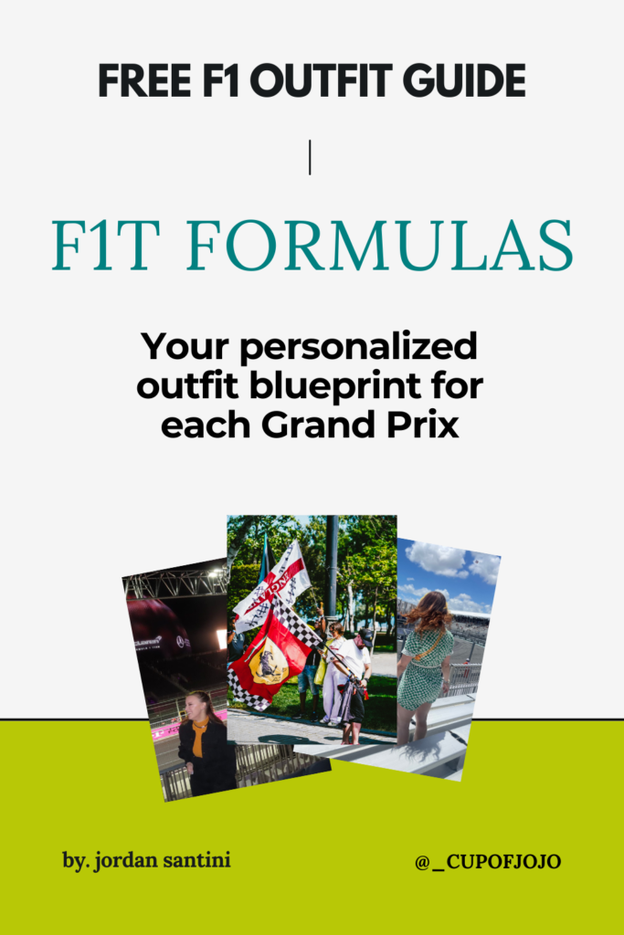 what to wear to f1