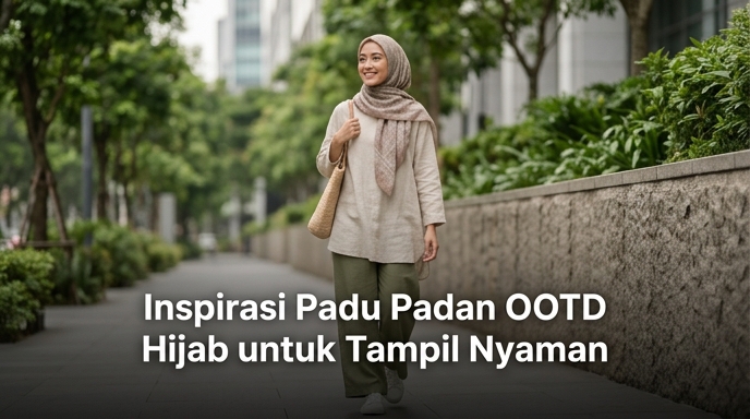 Inspirasi Padu Padan OOTD Hijab untuk Tampil Nyaman