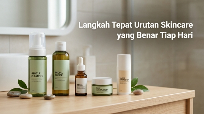 Langkah Tepat Urutan Skincare yang Benar Tiap Hari