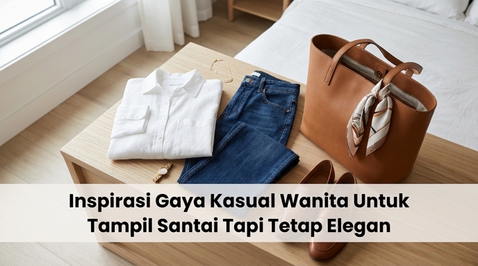 Inspirasi Gaya Kasual Wanita Untuk Tampil Santai Tapi Tetap Elegan